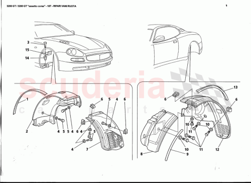 Part Diagram for Maserati 361000150