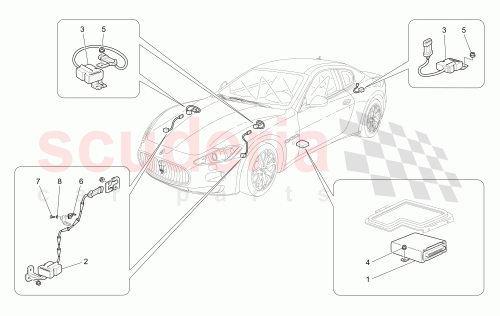 Part Diagram for Maserati 285373