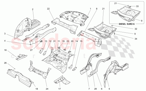 Part Diagram for Maserati 673000382