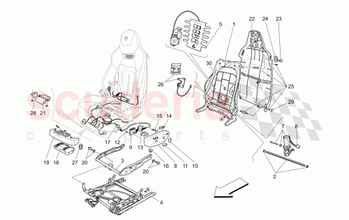 Part Diagram for Maserati 85190300