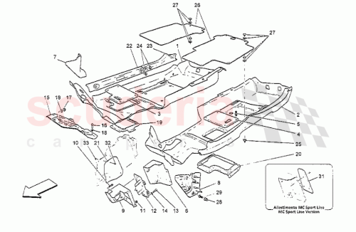 Part Diagram for Maserati 67874700