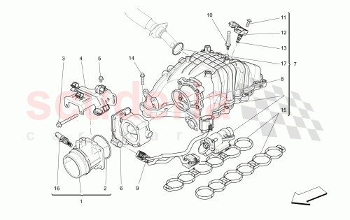 Part Diagram for Maserati 46328688