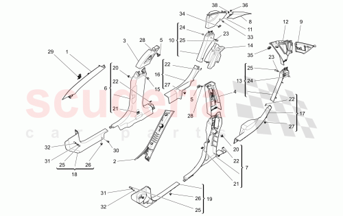 Part Diagram for Maserati 675000294