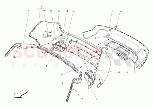 Part Diagram for Maserati 670085552