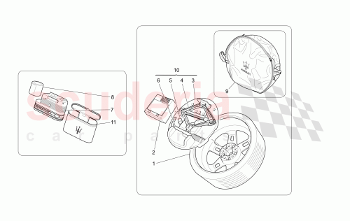 Part Diagram for Maserati 190678