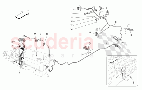 Part Diagram for Maserati 298580