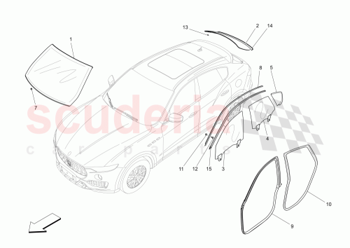 Part Diagram for Maserati 670038799