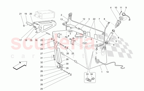 Part Diagram for Maserati 183432