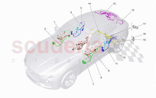 Part Diagram for Maserati 670032389