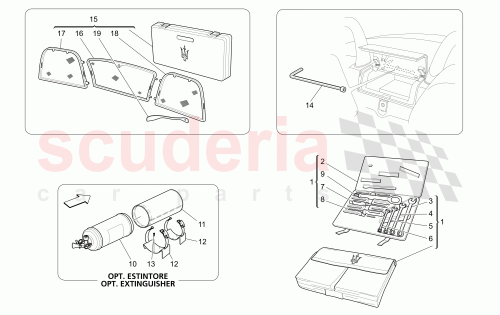 Part Diagram for Maserati 66737300