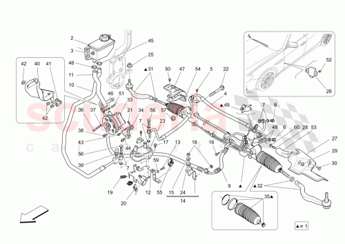 Part Diagram for Maserati 293237
