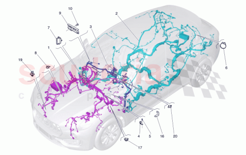Part Diagram for Maserati 670102275