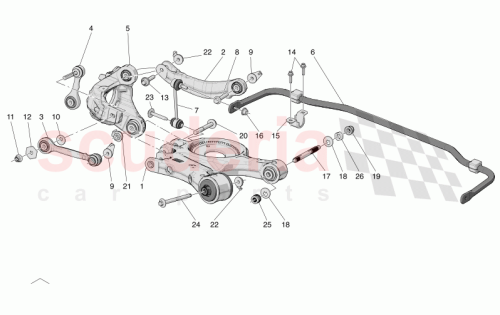 Part Diagram for Maserati 675002403
