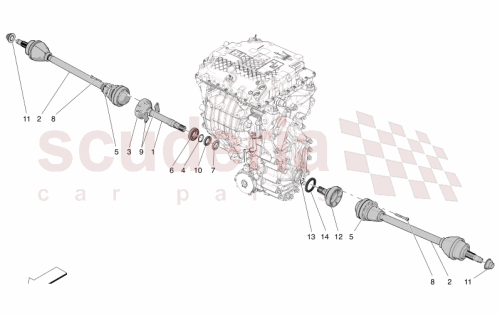 Part Diagram for Maserati 673011603