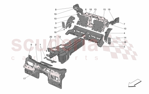 Part Diagram for Maserati 670161356