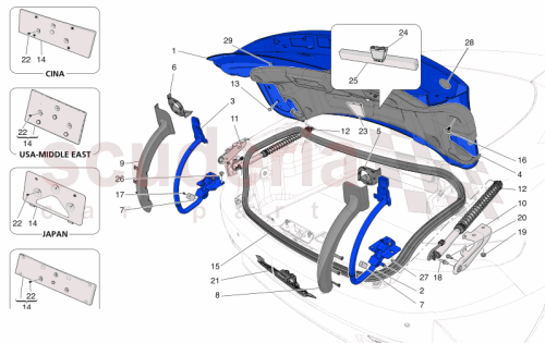 Part Diagram for Maserati 670158646