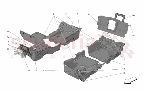 Part Diagram for Maserati 670198222