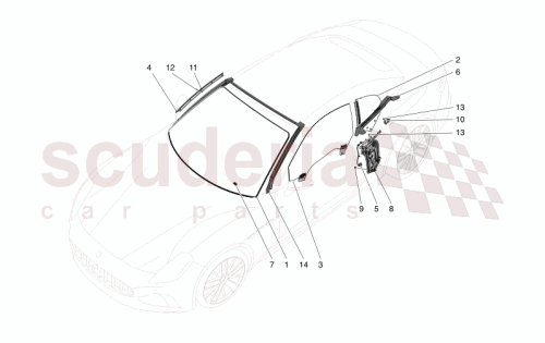 Part Diagram for Maserati 673017486