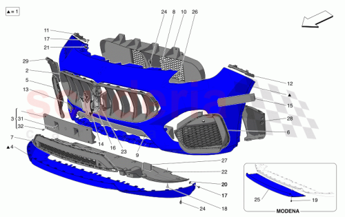 Part Diagram for Maserati 670170796