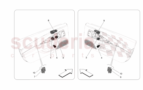 Part Diagram for Maserati 670310574