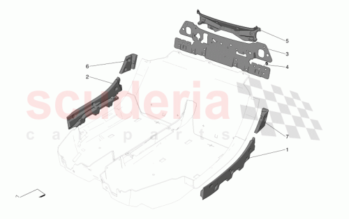 Part Diagram for Maserati 670156170