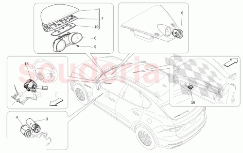 Part Diagram for Maserati 670043347