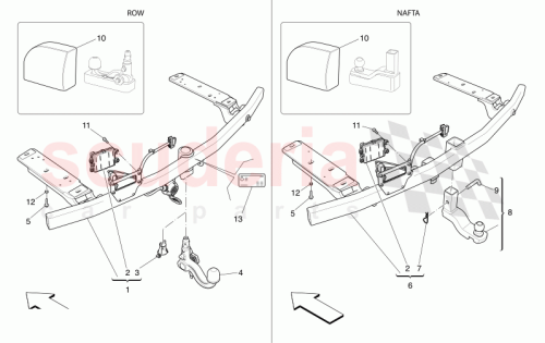 Part Diagram for Maserati 673014538
