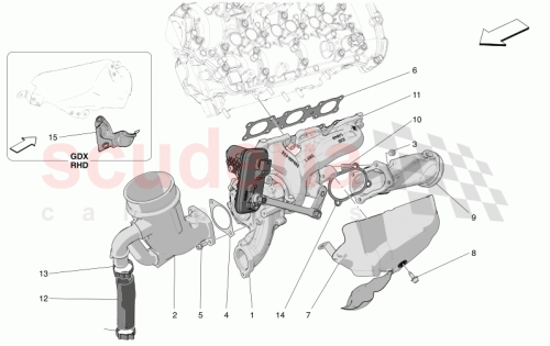 Part Diagram for Maserati 675001354