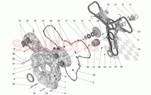 Part Diagram for Maserati 670051106