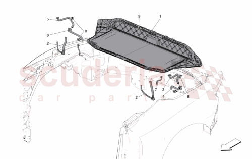 Part Diagram for Maserati 675007521
