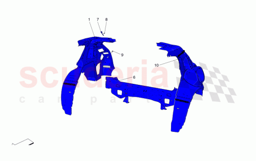 Part Diagram for Maserati 673014128