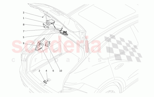 Part Diagram for Maserati 670218701