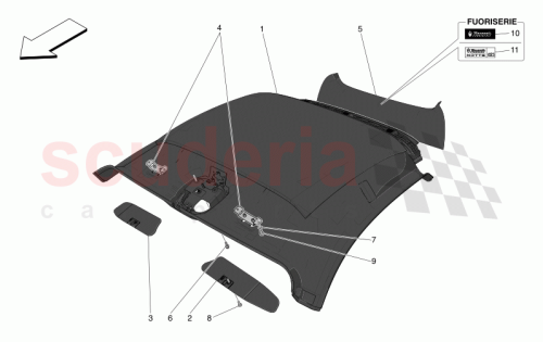 Part Diagram for Maserati 670167212
