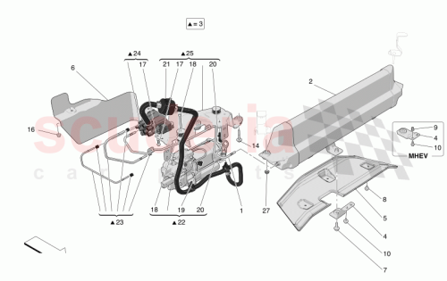 Part Diagram for Maserati 673013286