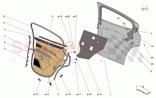Part Diagram for Maserati F670204607