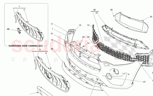 Part Diagram for Maserati 670152438