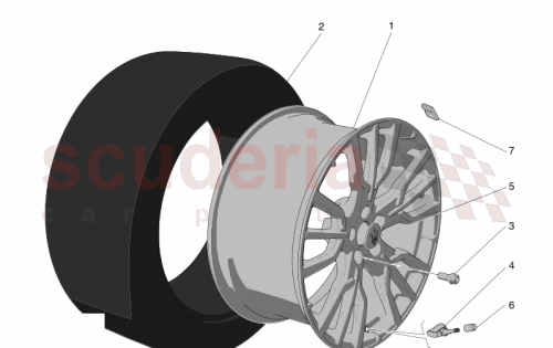Part Diagram for Maserati 980189009