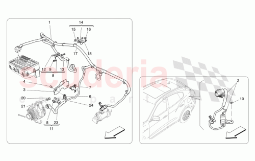 Part Diagram for Maserati 813115