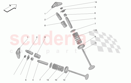 Part Diagram for Maserati 670050168