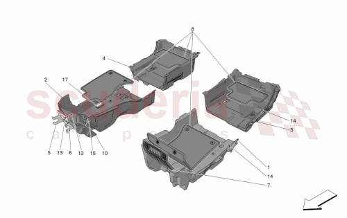 Part Diagram for Maserati 670224034