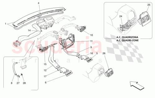 Part Diagram for Maserati 670047045