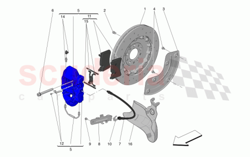 Part Diagram for Maserati 670219686