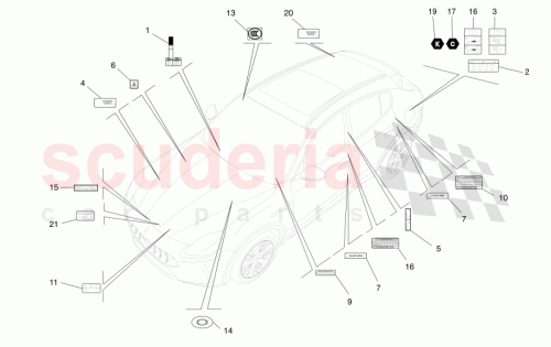 Part Diagram for Maserati 670216995