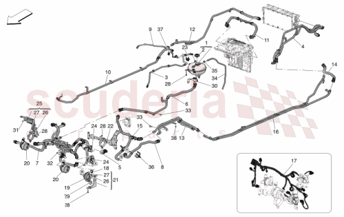 Part Diagram for Maserati 670213190