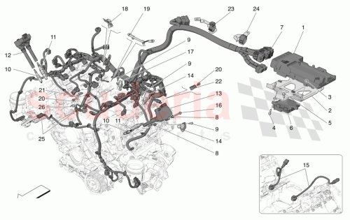 Part Diagram for Maserati 670053936