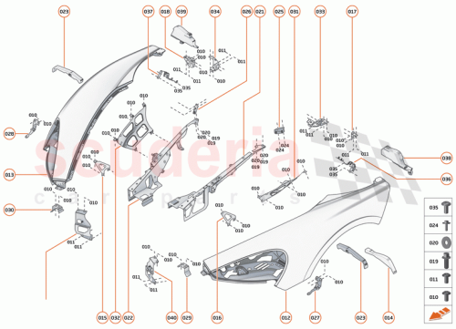 Part Diagram for McLaren 13A0681CP