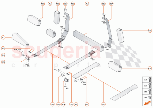 Part Diagram for McLaren 14KA005CP