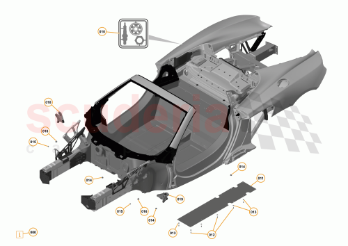 Part Diagram for McLaren 11A3994SP