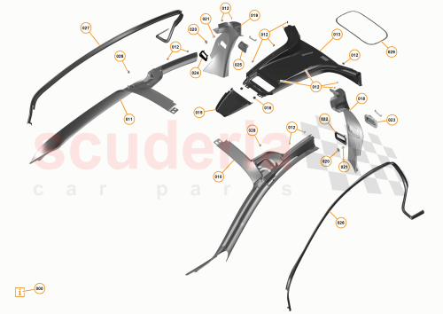 Part Diagram for McLaren 11N2357CP