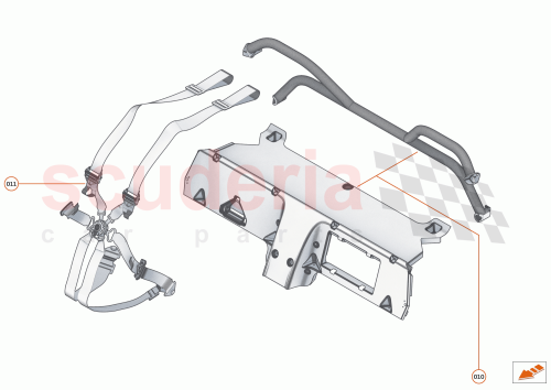 Part Diagram for McLaren 11NA002MP